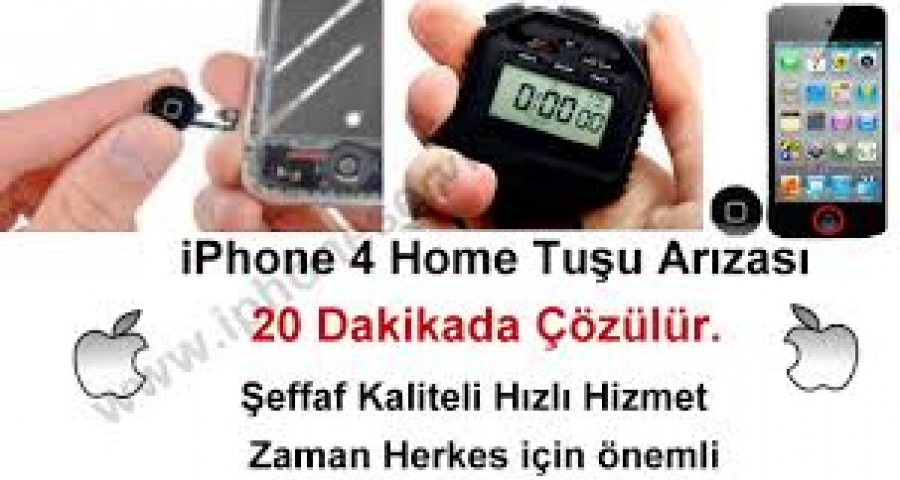 iPhone 4 iPhone 4 Home tuşu Arızası-basmaması